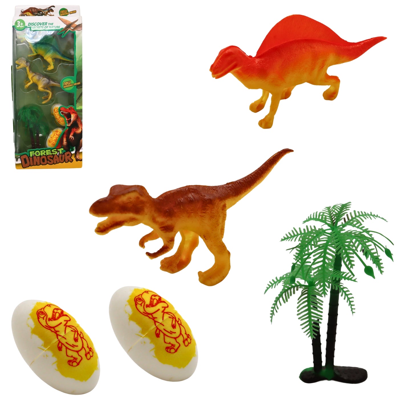 DINOSAURE 2 PCS AVEC 2 OEUFS (BG10112) 24/96