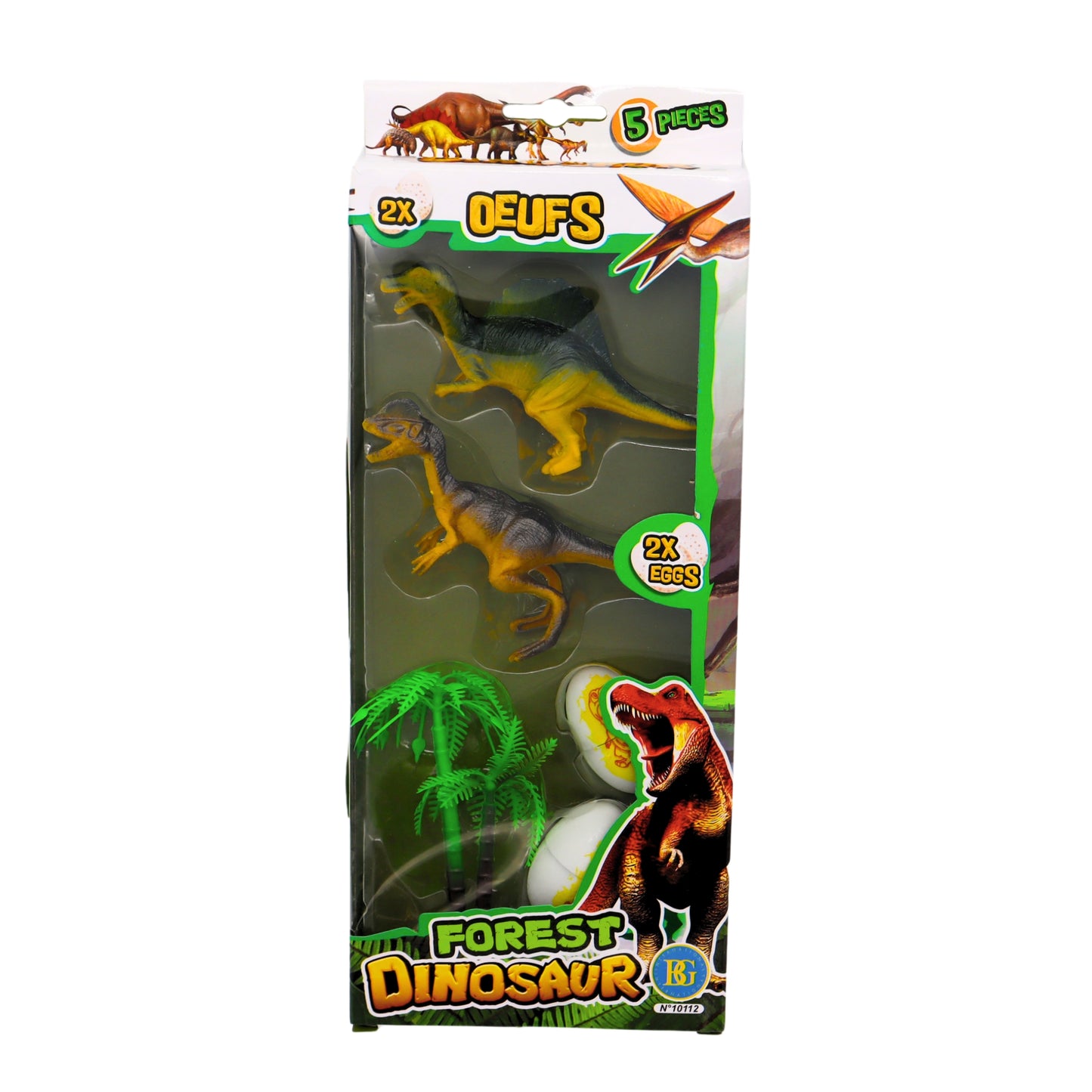 DINOSAURE 2 PCS AVEC 2 OEUFS (BG10112) 24/96