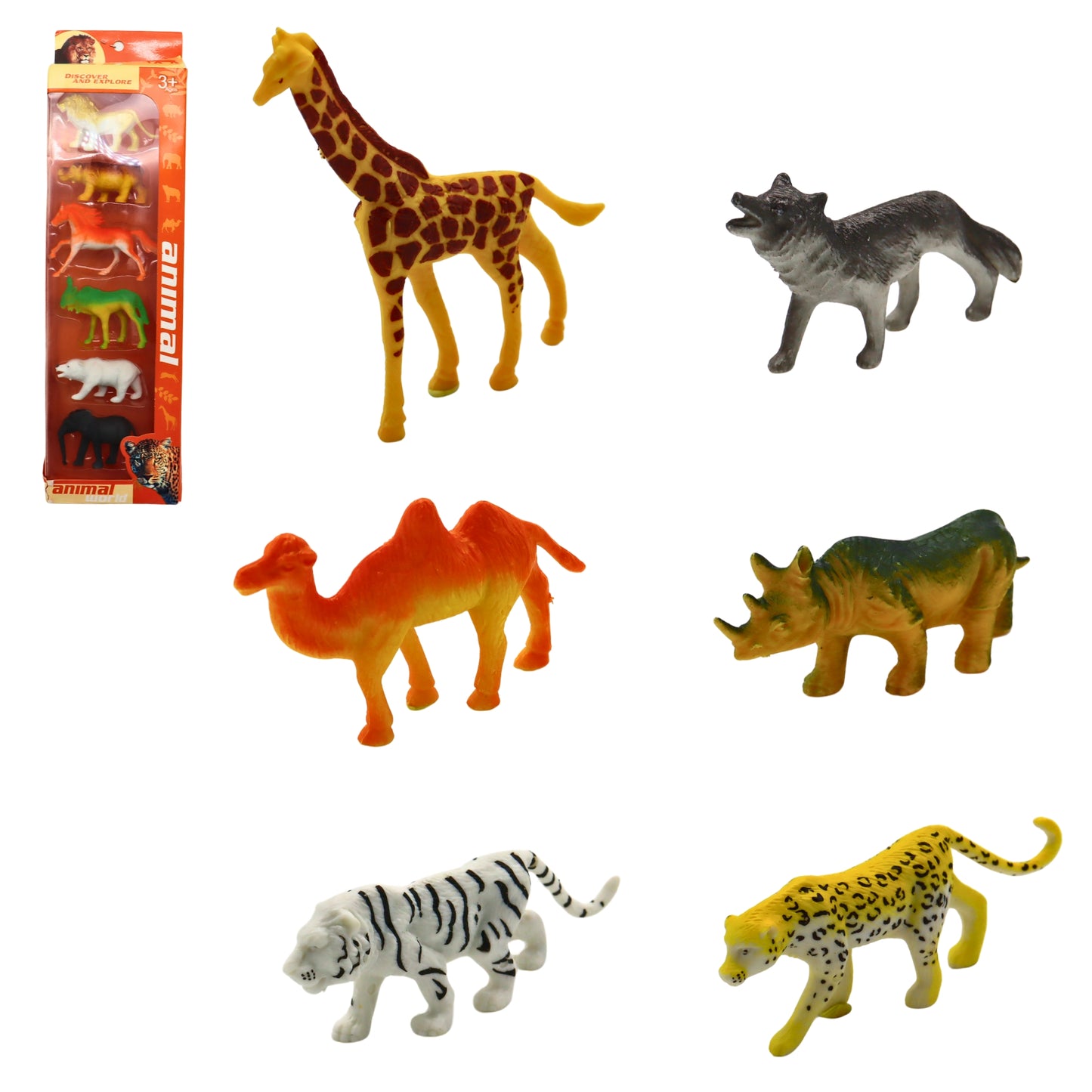 ANIMAUX 6 PCS 7 CM (BG12628) 24/144