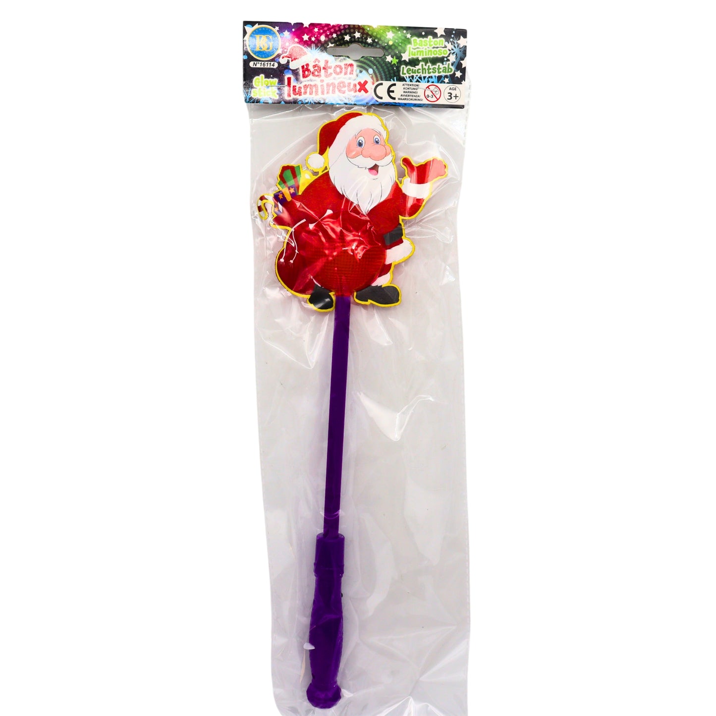 BATON LUMINEUX NOEL 6A 38CM (BG16015) 48/144