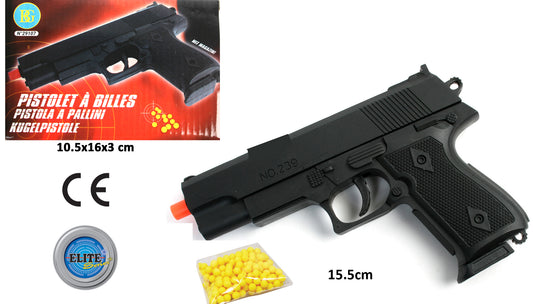 PISTOLET BILLES 15,5CM ENFANT (BG29107) 144/36