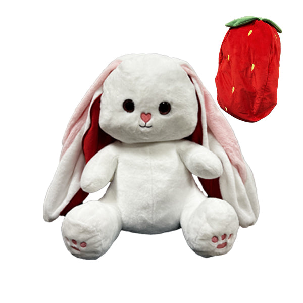 GROSSE PELUCHE LAPIN FRUIT 60 CM (MJ80221)