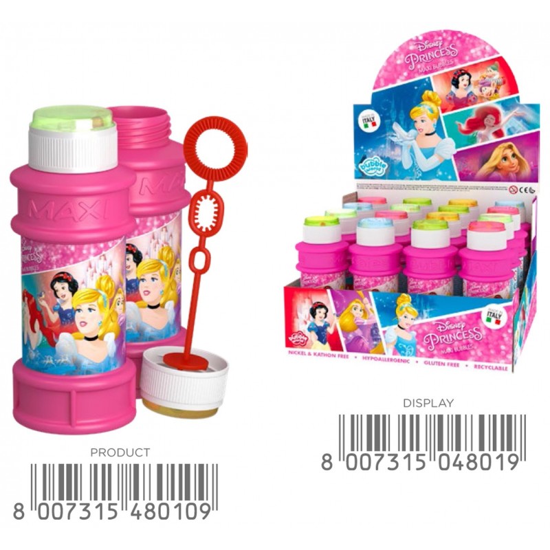 BULLES MAXI PRINCESS 175ML X16PCS (BG95287)