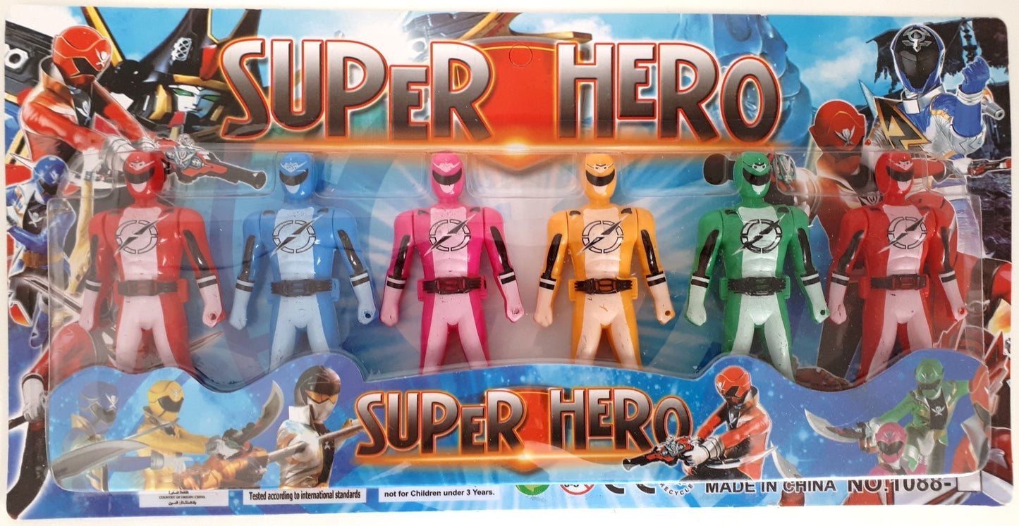 SUPERHEROS 6 PCS (MJ8115)