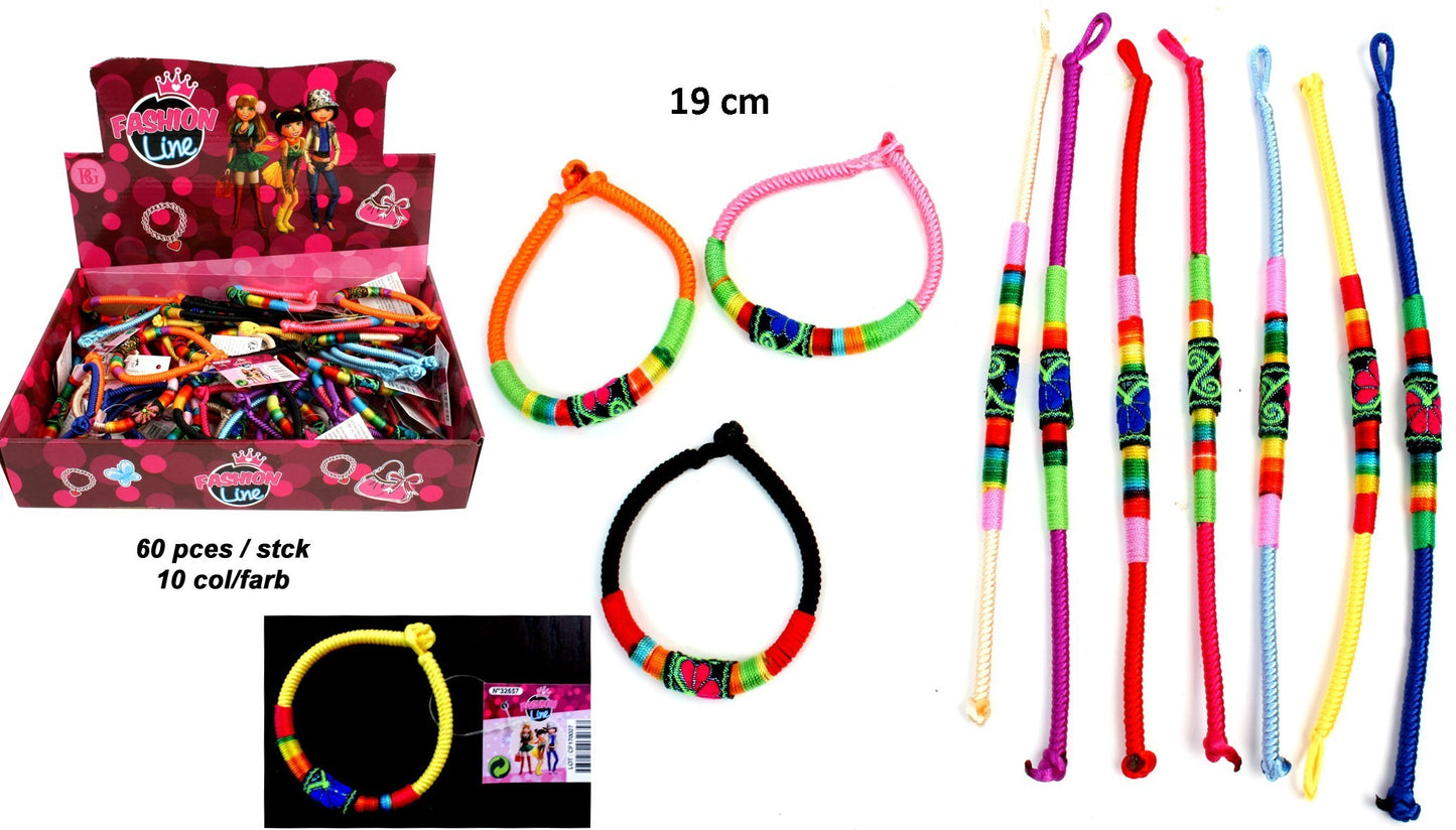 BRACELET INDIEN 19CM 10C (BG32657) 60/480