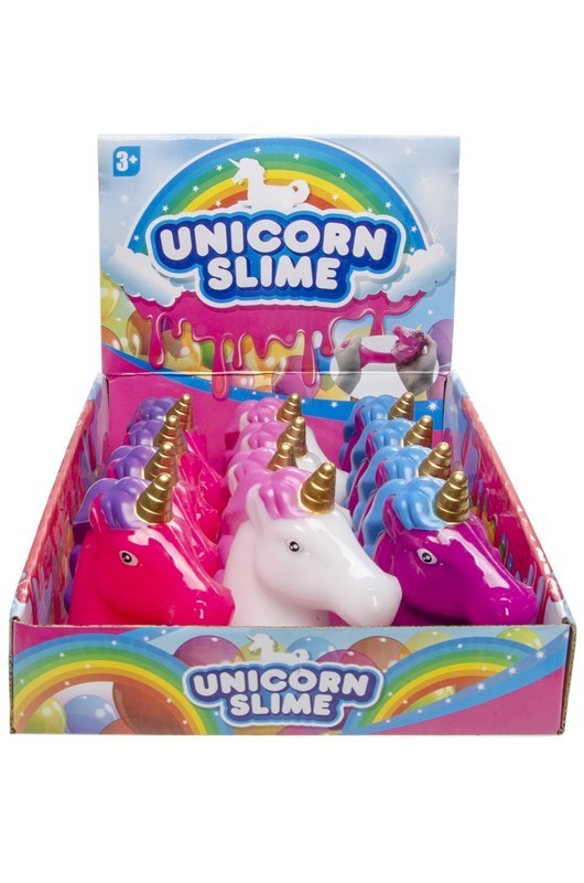 PATE SLIME TETE DE LICORNE X12 PCS (LG9438)