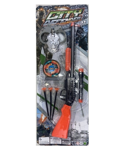 FUSIL ORANGE AVEC ACCESSOIRES GM (MJ131449) 36/72